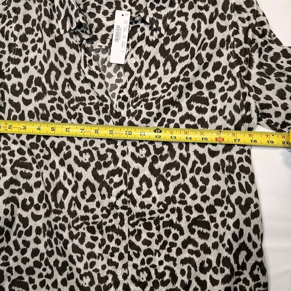 J.Crew Leopard Print Swim Cover-Up Dress Size Small Sheer NWT - Picture 11 of 12